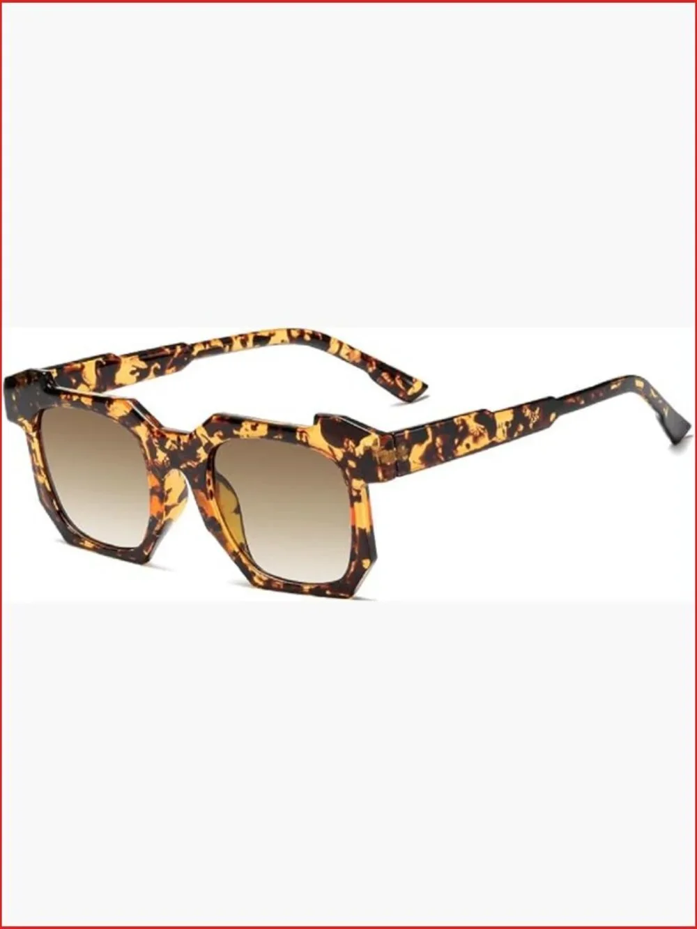 Retro Square Unisex Sunglasses UV400 Protected Medium